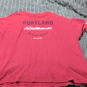 Columbia Red Graphic Tee